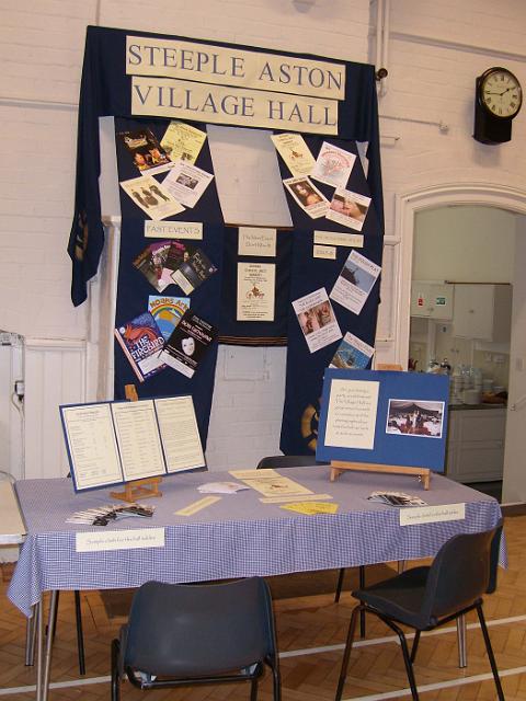 MTV 2001.jpg - The Village Hall Committee had lots to show off